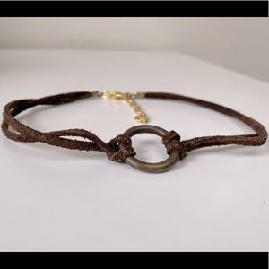 Vintage brown choker